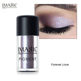 IMAGIC New Eyeshadow Loose Pigment Shadows Eyes Metallic Glitte Powder  Metallic Loose Eye Shadow Color Makeup