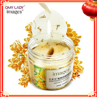 OMY LADY IMAGES Gold Osmanthus Eye Mask Collagen Eye Patches For Eye Anti-Wrinkle Remove Black Eye circleas mask Face Care mask