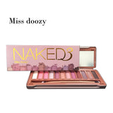 Nk 2 3 5  eyeshadow Pallete Balm Glitter Palette Brow Cosmetic Makeup Natural Matte Gift Pro Nude 12 Color Pour Fard