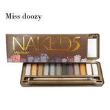 Nk 2 3 5  eyeshadow Pallete Balm Glitter Palette Brow Cosmetic Makeup Natural Matte Gift Pro Nude 12 Color Pour Fard