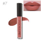 Focallure Brand Matte Liquild Lipstick Nude Makeup Long Lasting Shimmer Pigments Lips Tint Moisturizer Lip Gloss Maquiagem