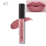 Focallure Brand Matte Liquild Lipstick Nude Makeup Long Lasting Shimmer Pigments Lips Tint Moisturizer Lip Gloss Maquiagem