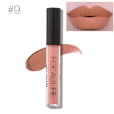 Focallure Brand Matte Liquild Lipstick Nude Makeup Long Lasting Shimmer Pigments Lips Tint Moisturizer Lip Gloss Maquiagem