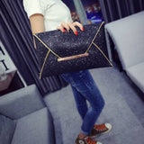 Day Clutches Women Bags luxury brand Evening Party Bag Gold Sequins Envelope Bag Purse Clutch Handbags Shiny Solid Ultrathin