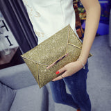 Day Clutches Women Bags luxury brand Evening Party Bag Gold Sequins Envelope Bag Purse Clutch Handbags Shiny Solid Ultrathin
