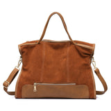 LOVEVOOK brand fashion female shoulder bag high quality patchwork split leather retro handbag ladies tote bag for office work