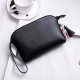 2018 Fashion Women Tassels Shell Small Tote Bag Female Leather Handbag Coin Purse Phone Bag evening clutch bags bolsas feminina