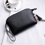 2018 Fashion Women Tassels Shell Small Tote Bag Female Leather Handbag Coin Purse Phone Bag evening clutch bags bolsas feminina