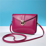 Women Bag Fashion Women Messenger Bags Candy Color Mini Shoulder Bag High Quality PU Leather Crossbody Bolsa Feminina