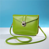 Women Bag Fashion Women Messenger Bags Candy Color Mini Shoulder Bag High Quality PU Leather Crossbody Bolsa Feminina