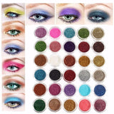30pcs Mixed Colors Eyeshadow Powder Pigment Glitter Mineral Spangle Eyeshadow Makeup Cosmetic Set Long-lasting 2018 Random Color