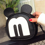Women Messenger Bag 2017 New Lovely Mickey Women Bag Vintage Fashion Crossbody Bags Female Character Shoulder Bag