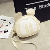 Women Messenger Bag 2017 New Lovely Mickey Women Bag Vintage Fashion Crossbody Bags Female Character Shoulder Bag