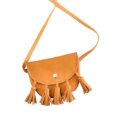 Women's Handbags New Lovely Kids Girls  Leather Tassel Small  Shoulder Messenger Bag Purses Women Bag Bags A9