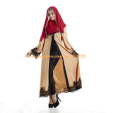 new Pakistan Muslim Saudi women's dress robes lace loose cardigan court wind spot