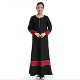Wholesale 2017 adult new Muslim abayas chiffon dress spell color dress Islamic Turkey Buggy Pakistani muslim dress w848