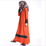 Wholesale 2017 adult new Muslim abayas chiffon dress spell color dress Islamic Turkey Buggy Pakistani muslim dress w848