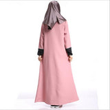 Wholesale 2017 adult new Muslim abayas chiffon dress spell color dress Islamic Turkey Buggy Pakistani muslim dress w848